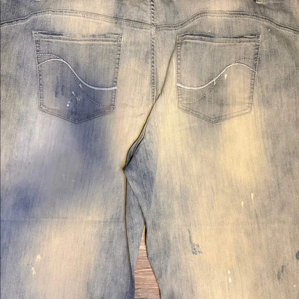 BRAND NEW LANE BRYANT Crop jeans with CUFFS